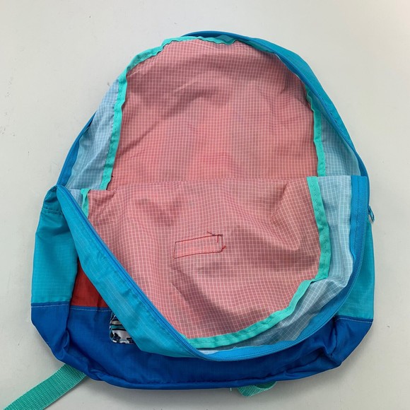 Chubbies Stowaway Lightweight Zip Backpack Patriotic Eagle USA Design Blue Red - Picture 3 of 6